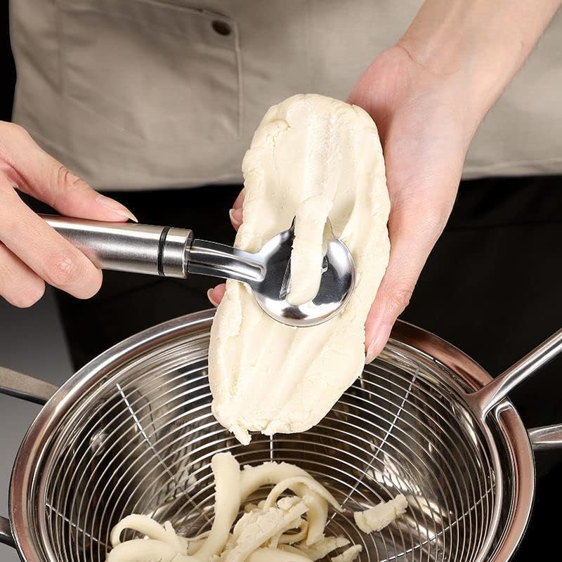 2 Piece Stainless Steel Manual Noodle Cutter Set Essential Kitchen Tool for Home Use - Image 5