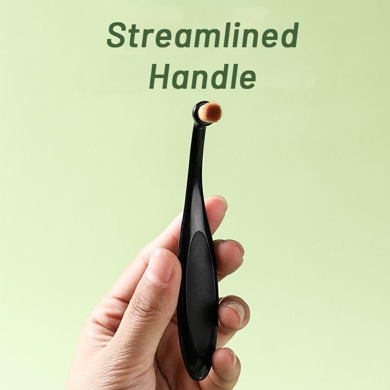 4 Pack Black Pet Tear Stain Remover Brush with Ergonomic Handle and Washable Bristles - Image 4