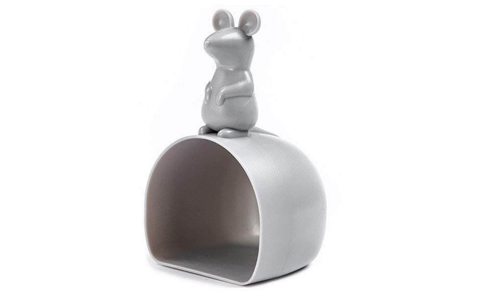 Cartoon Mouse Grey Rice Paddle - Kitchen Tool for Grains - Image 1