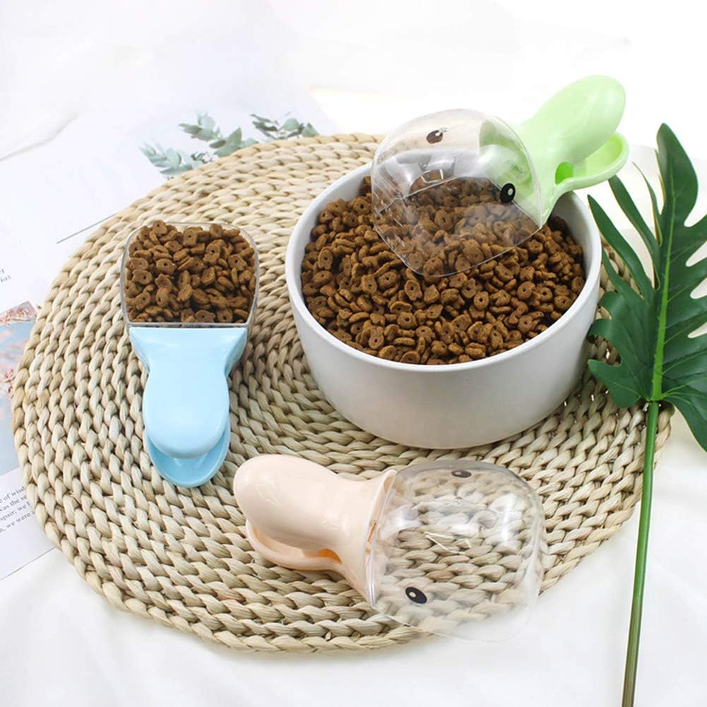 3-Piece Pet Food Scoop Set 2-in-1 Dog Cat Feeding Spoon with Food Bag Sealing Clip - Image 7