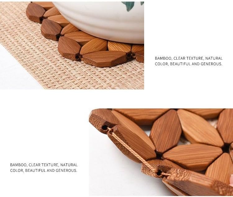 Round Wooden Pot Stand 24cm - Solid Wood Heat Resistant Table Protector for Kitchen & Dining Room - Image 6