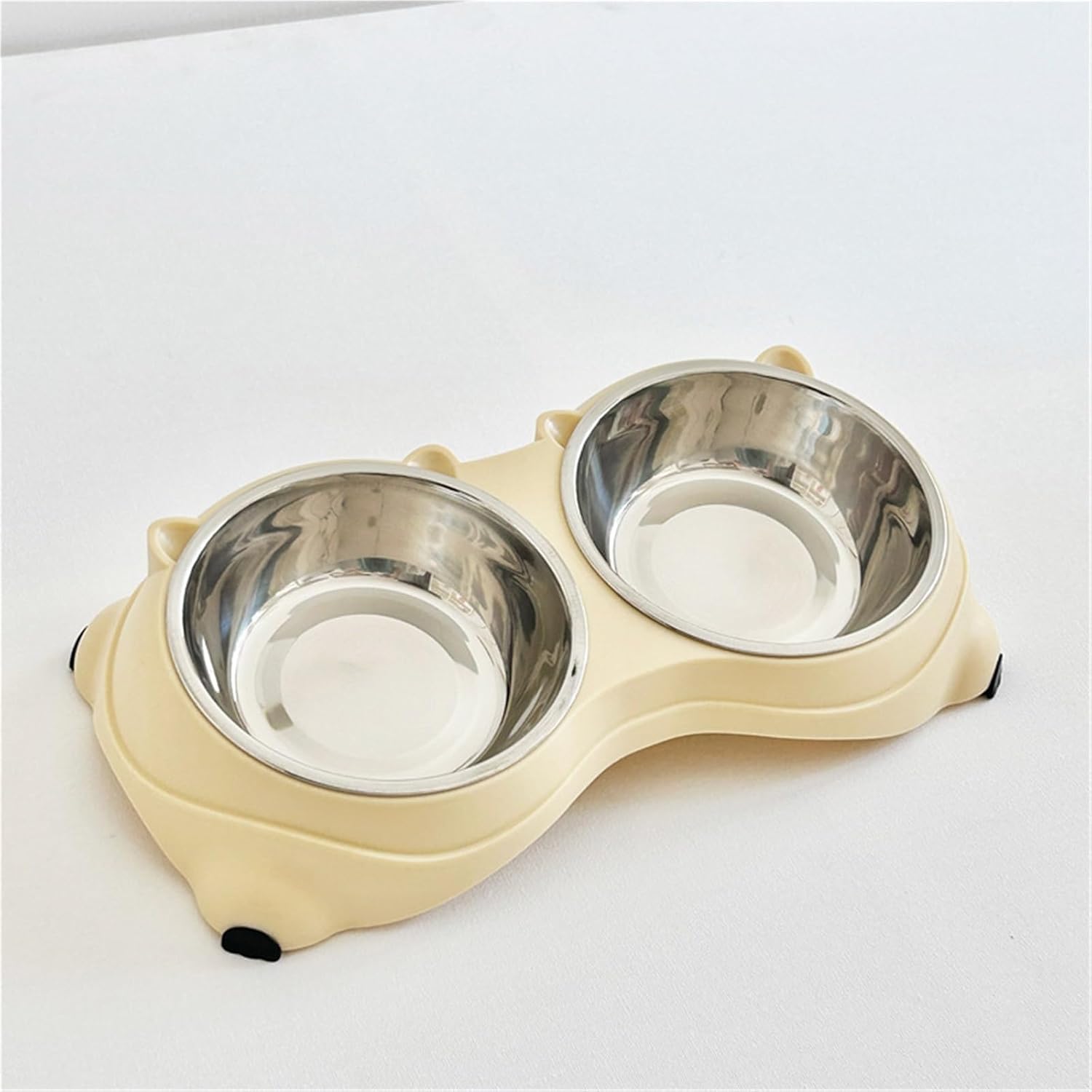 Cat Food Bowl - 1 Piece - Spillproof Pet Bowl - Double Layer Design for Cats - Image 1