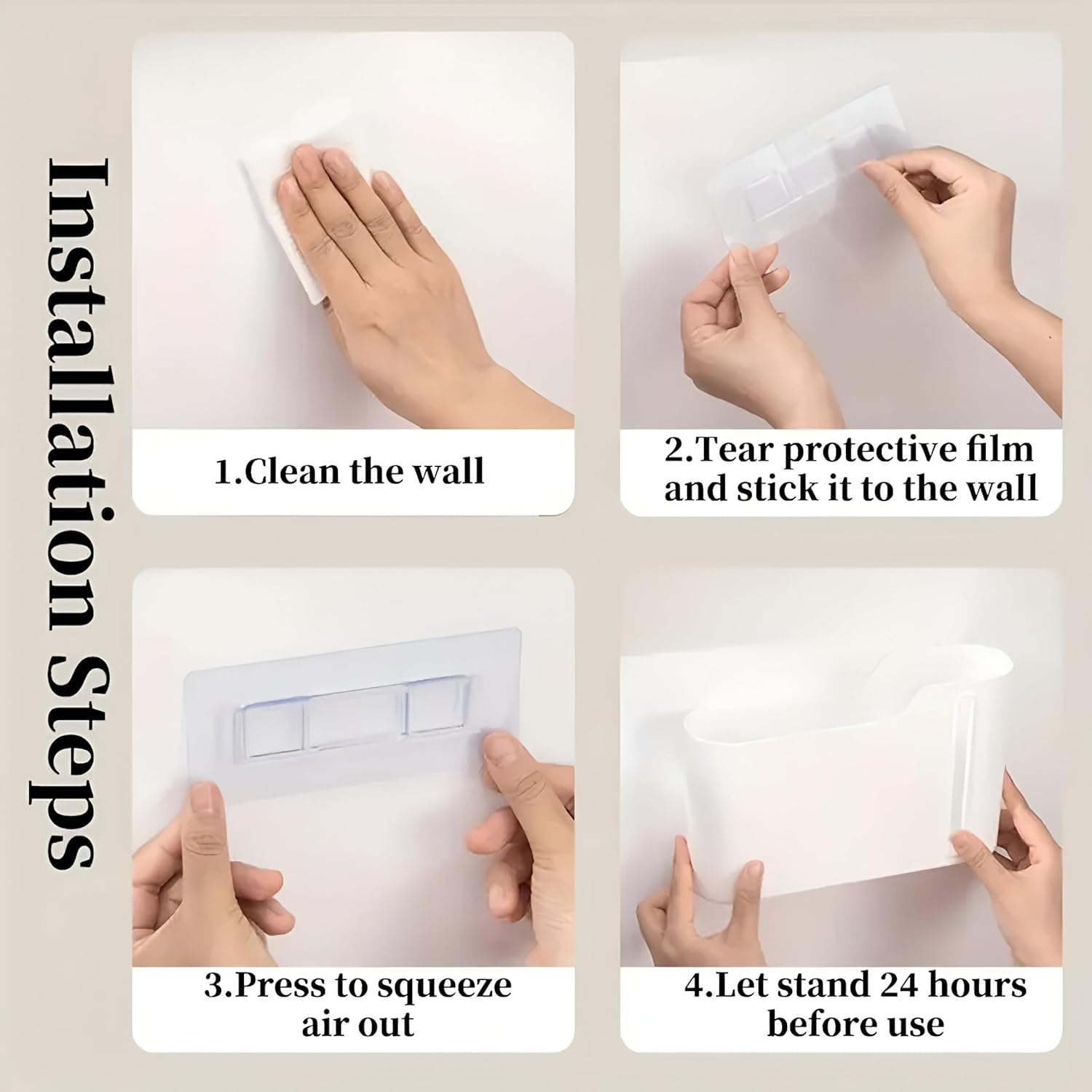 Multifunctional Wall-Mounted Storage Rack Set No Drilling Required Trash Bag Holder Bathroom Dispenser - Image 5