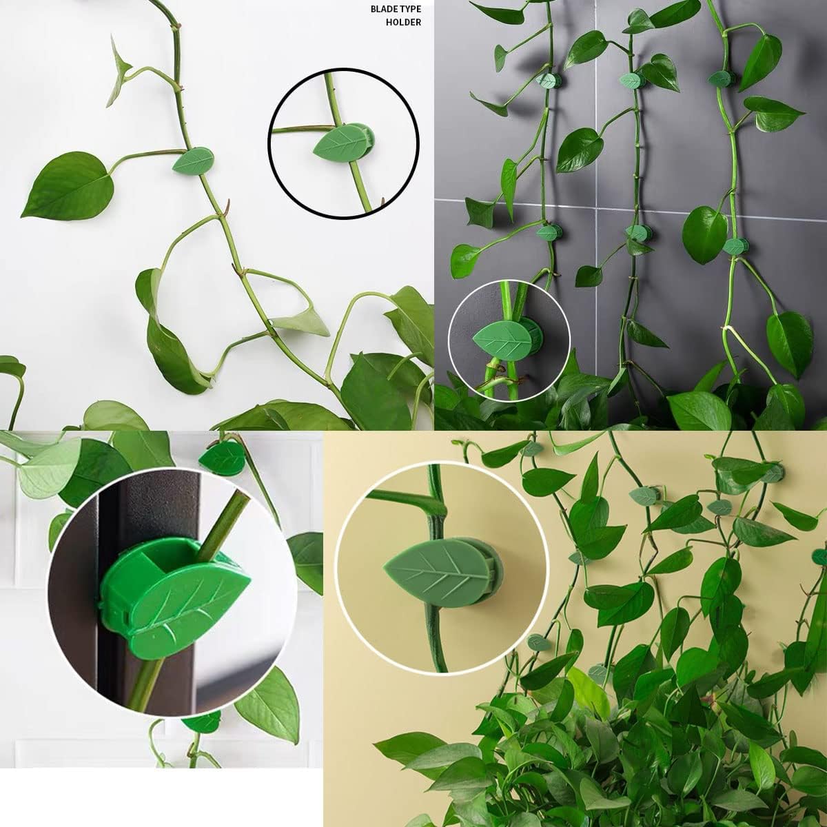 30 Pack Self-Adhesive Plant Clips Invisible Wall Hooks for Climbing Plants Trellis Support Vines Ivy Indoor Outdoor Use - Image 2