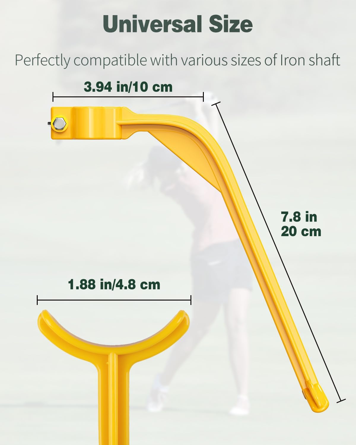 Golf Wrist Trainer Yellow 1 Pack Swing Correction Tool for Beginners Arm Elbow Position Training Accessory - Image 6