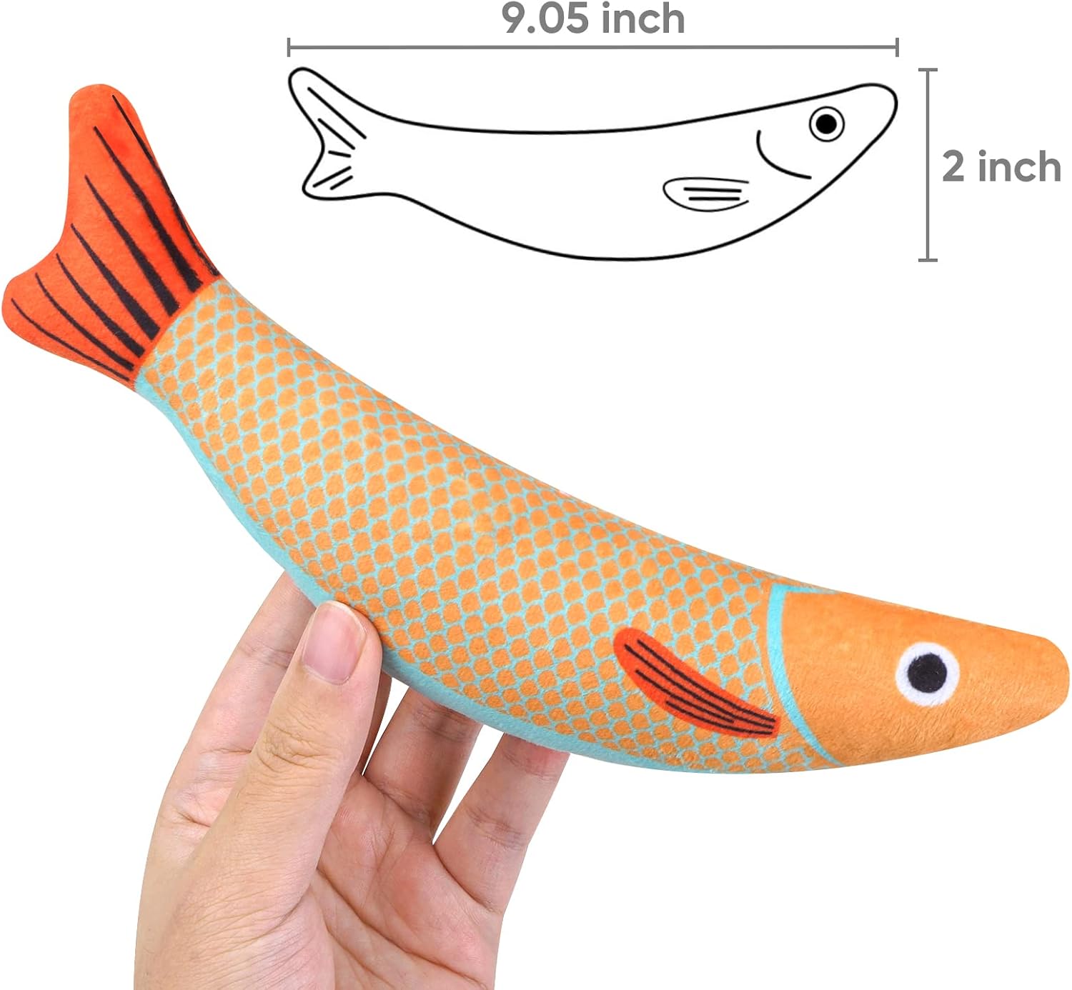 3-Piece Catnip Toy Set Interactive Plush Cartoon Cat Chew Toys Durable Indoor Kitten Playthings - Image 3