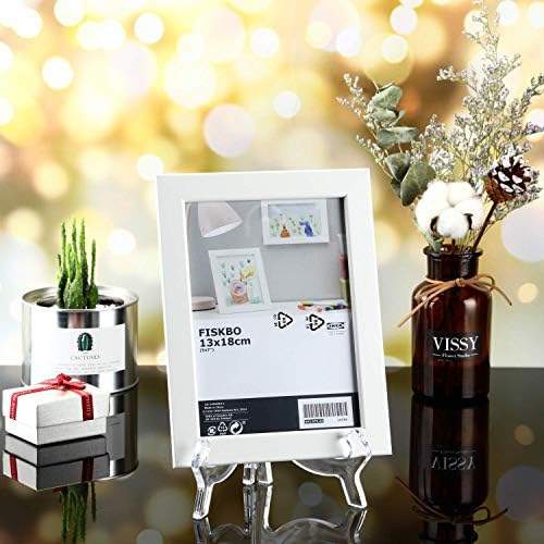 6 Pack Clear Acrylic Display Easels Stand - Perfect for Books Photo Frames Signs - Versatile Desktop Countertop Display Shelf - Image 5