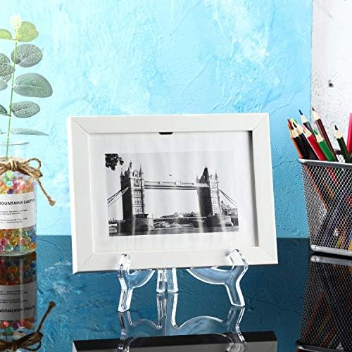 6 Pack Clear Acrylic Display Easels Stand - Perfect for Books Photo Frames Signs - Versatile Desktop Countertop Display Shelf - Image 6