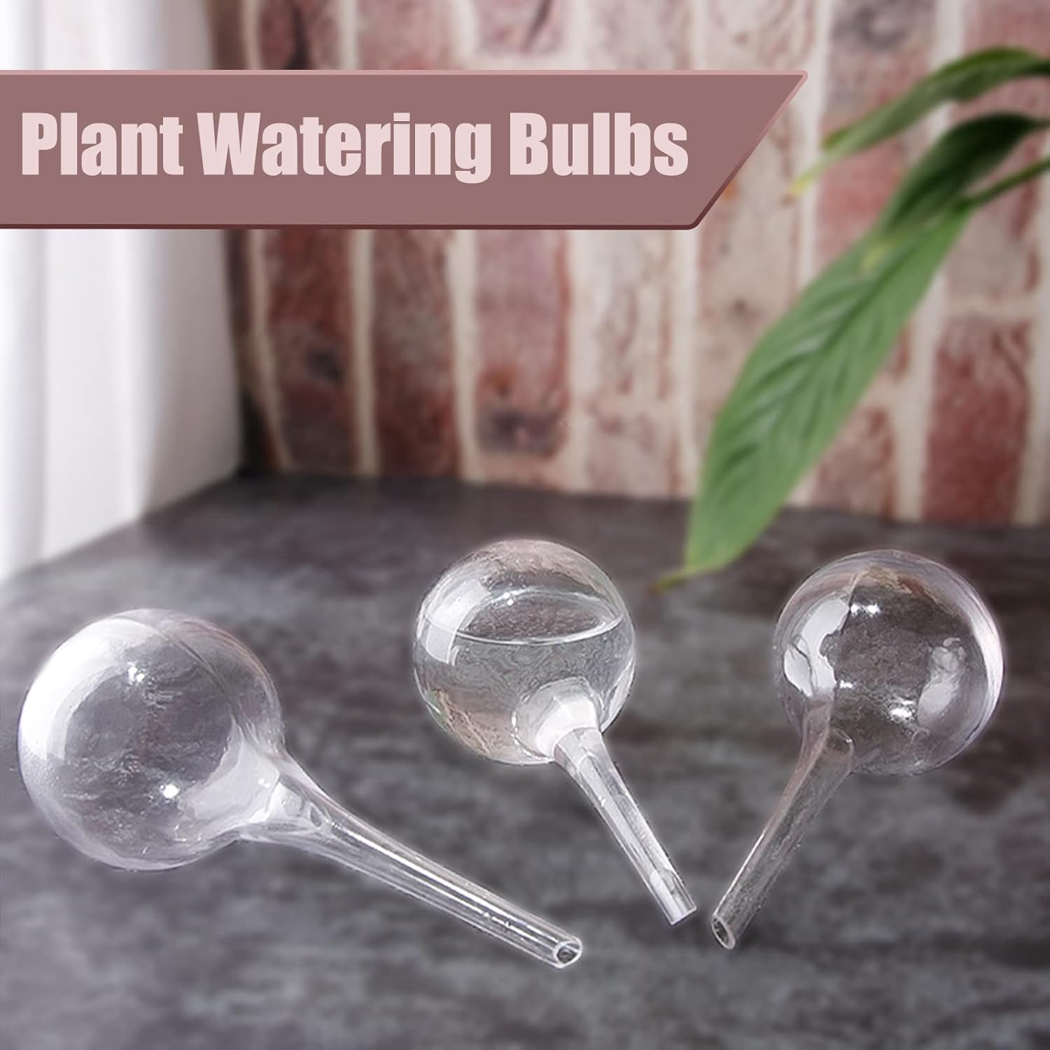 8 Pack Self Watering Balls Transparent Automatic Plant Waterer for Indoor Outdoor Flower Pots Plastic Self Watering Device - Image 7