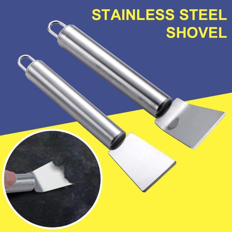 16.8cm Stainless Steel Multi-Purpose Scraper for Kitchen Cleaning and Sticker Removal - Image 4