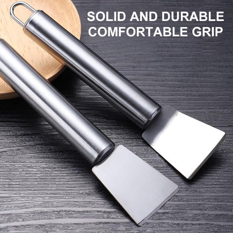 16.8cm Stainless Steel Multi-Purpose Scraper for Kitchen Cleaning and Sticker Removal - Image 5