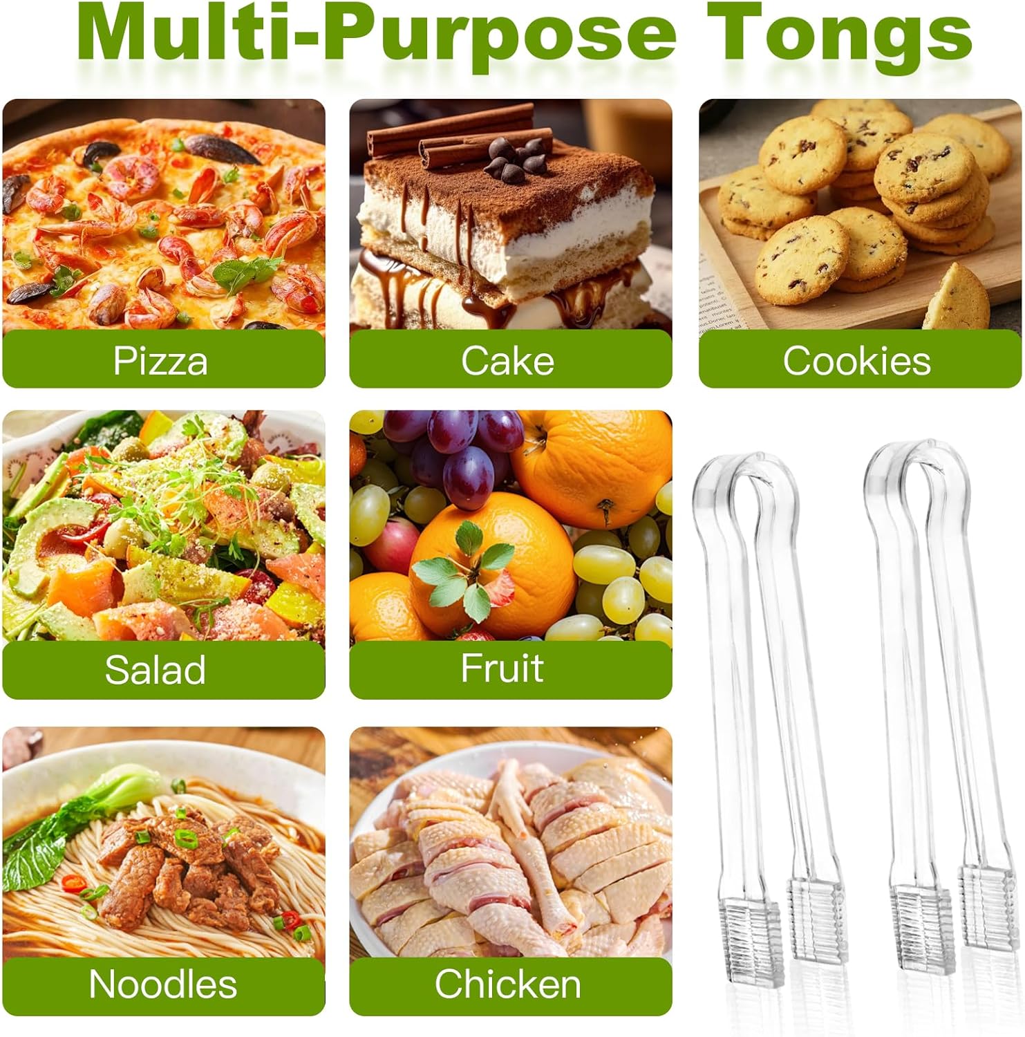 8 Pack Food Clips Mini Plastic Clips Small Kitchen Clips Ideal for Parties Restaurants Buffets Baking Salads Cookies Ice Cubes - Image 7
