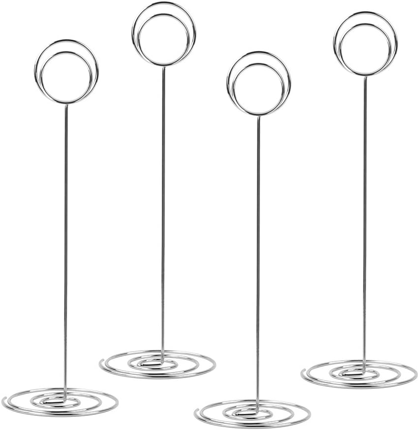 10 Pack Silver Spiral Foot Metal Trivets 22cm Heat Resistant Table Protectors - Image 5