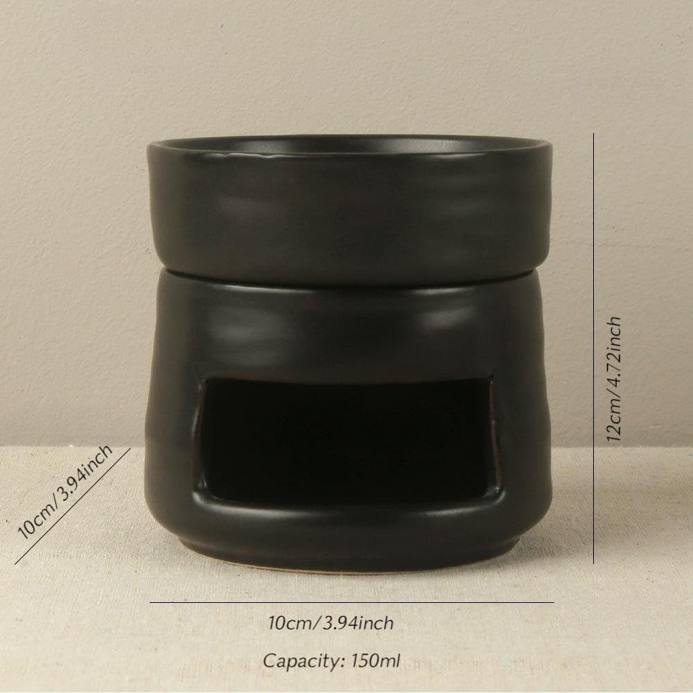 Yellow Ceramic Aroma Burner Shareable Candle Holder Aromatherapy Diffuser Home Decor - Image 5