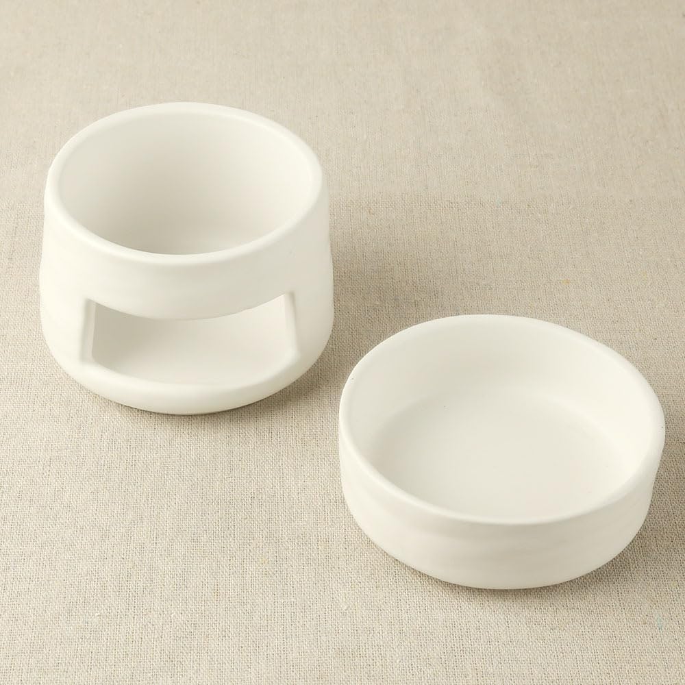 Yellow Ceramic Aroma Burner Shareable Candle Holder Aromatherapy Diffuser Home Decor - Image 6