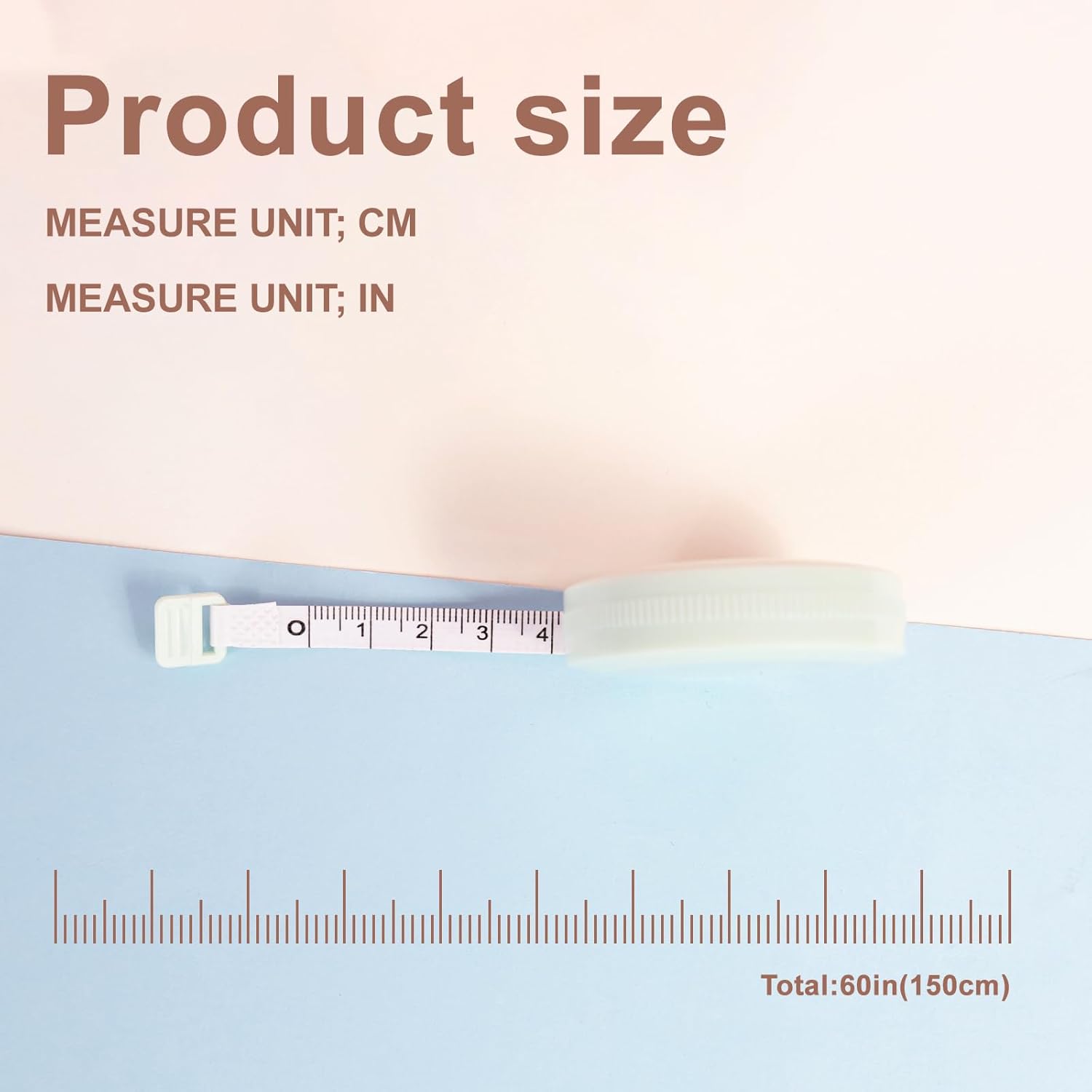 3 Pack Retractable Measuring Tape 150cm Double Sided Flexible for Body Measurements Sewing and Crafts - Image 6