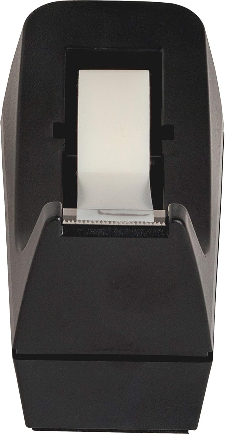 2 Pack Black Tape Dispenser Heavy Duty Desktop Holder with Anti-Slip Base for Office Home School Gift Wrapping (Tape Not Included) - Image 7