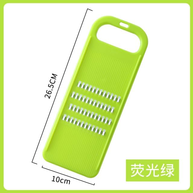 Green Multifunctional Stainless Steel Vegetable Julienne Grater with Anti-Slip Ergonomic Handle for Shredding Slicing Zesting Cheese Citrus - Image 6