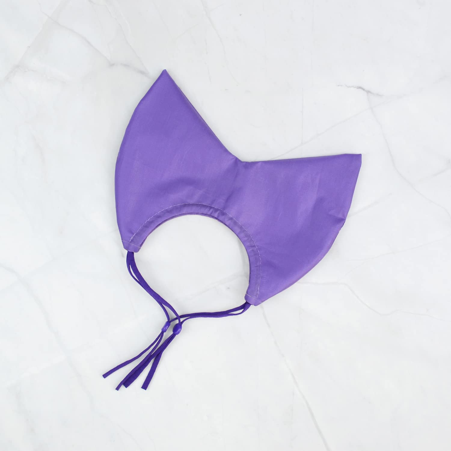 2 Pack Purple Waterproof Cat Shower Caps - Pet Ear Protection Covers for Bathing Rain - Water and Moisture Resistant Cat Ear Caps - Image 2