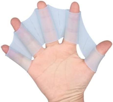 Silicone Swim Fins - Blue - 1 Pair - Ideal for Snorkeling - Comfortable Silicone Swimming Equipment - Image 4