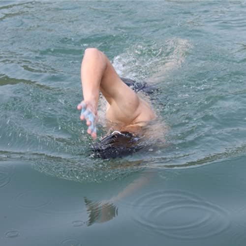 Silicone Swim Fins - Blue - 1 Pair - Ideal for Snorkeling - Comfortable Silicone Swimming Equipment - Image 6