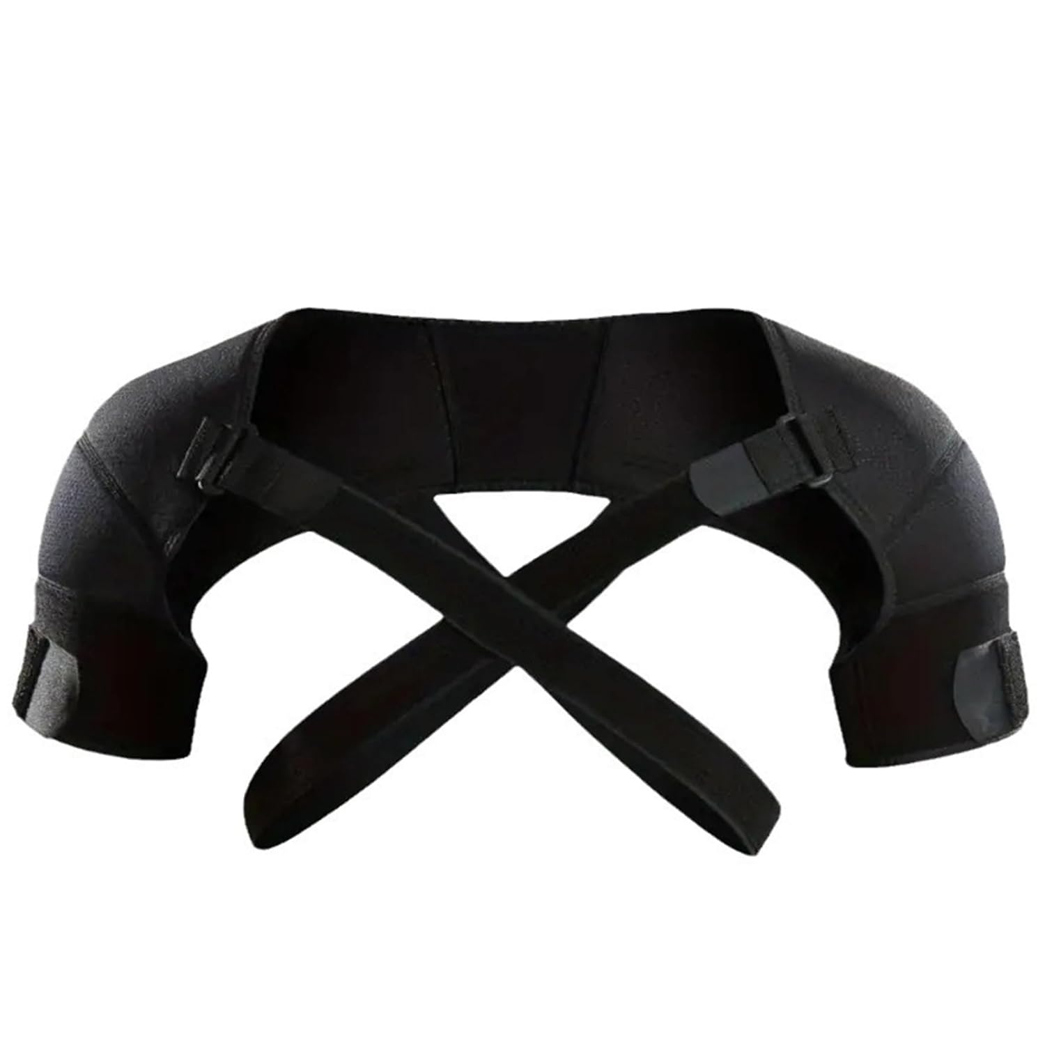 Adjustable Shoulder Support Brace - Black - Breathable Protective Shoulder Sleeve for Sleeping, Sports & Daily Use - Image 2