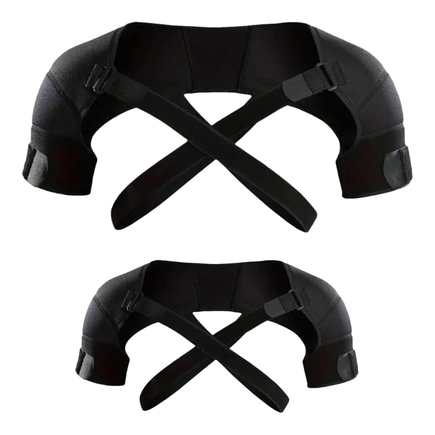 Adjustable Shoulder Support Brace - Black - Breathable Protective Shoulder Sleeve for Sleeping, Sports & Daily Use - Image 5