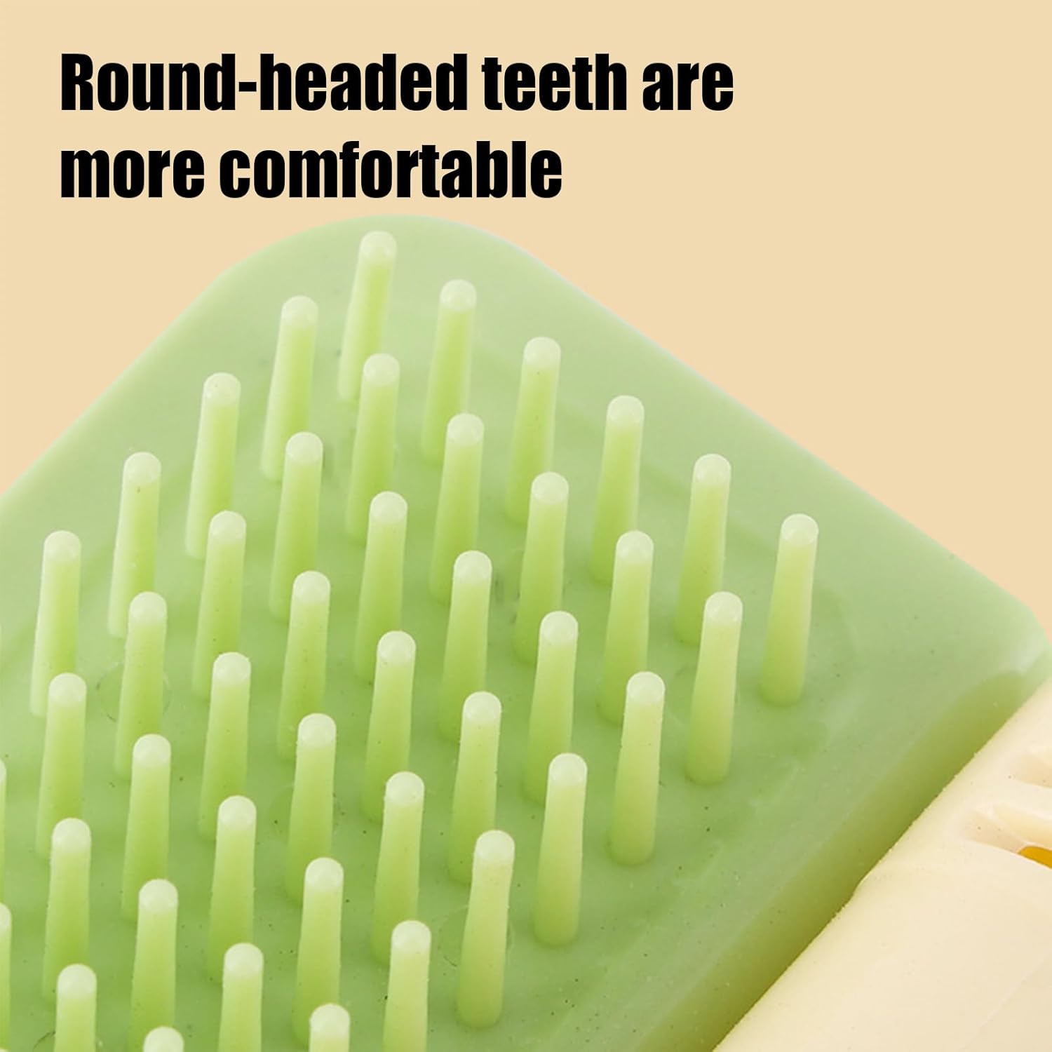 Cat Corner Brush Self-Adhesive - 1 Piece Green - Cat Massage Grooming Tool Wall Mounted Corner Hair Remover for Pet Fur Care - Image 5