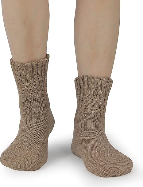 5-Pack Women's Winter Warm Home Socks Comfortable Soft Non-Slip Cozy Thermal Socks - Image 4