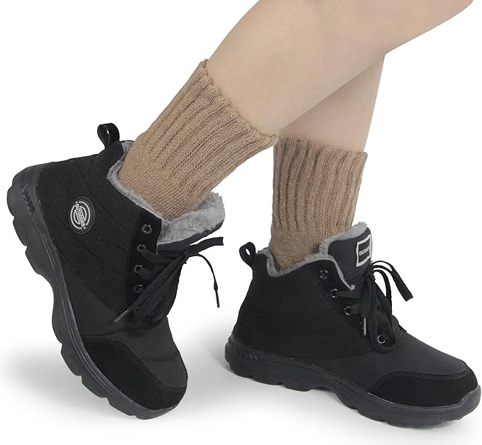5-Pack Women's Winter Warm Home Socks Comfortable Soft Non-Slip Cozy Thermal Socks - Image 6