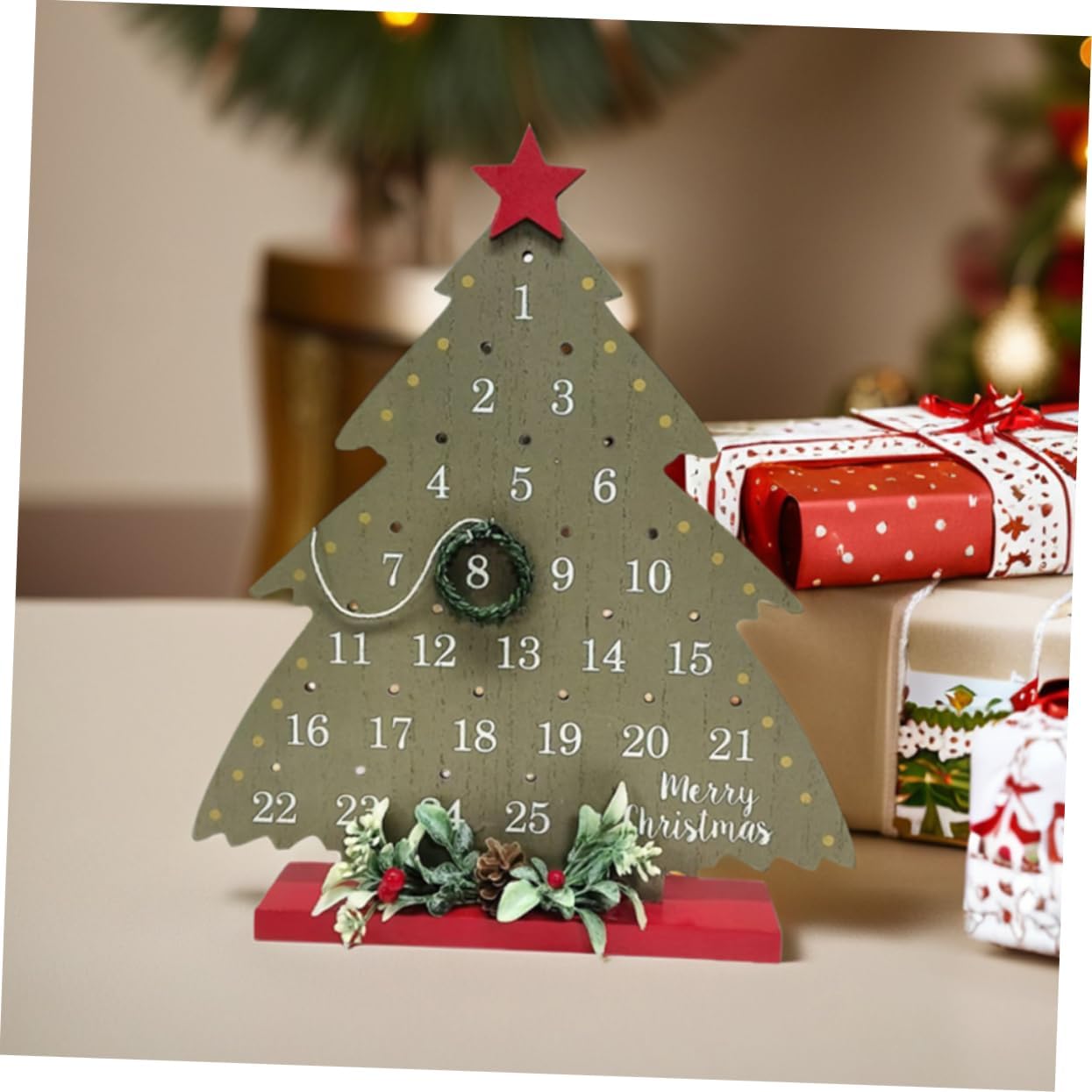 2026 Christmas Tree Advent Calendar - 1 Piece - Office Decoration - Holiday Countdown Function - Festive Charm - Image 4