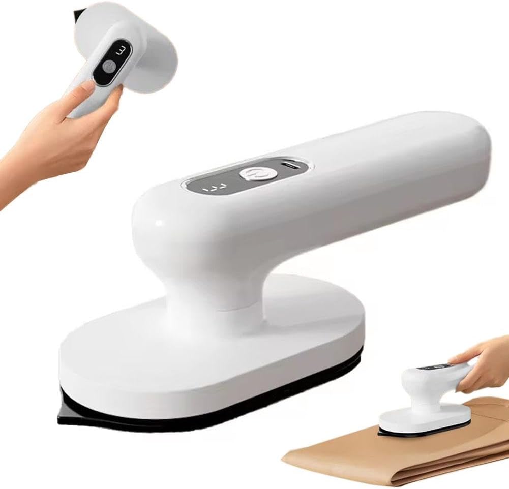 Clothing Steamer 1 Piece White Fast Heating Lightweight Easy to Iron Gentle on Fabrics Suitable for Home Travel Office - Image 1