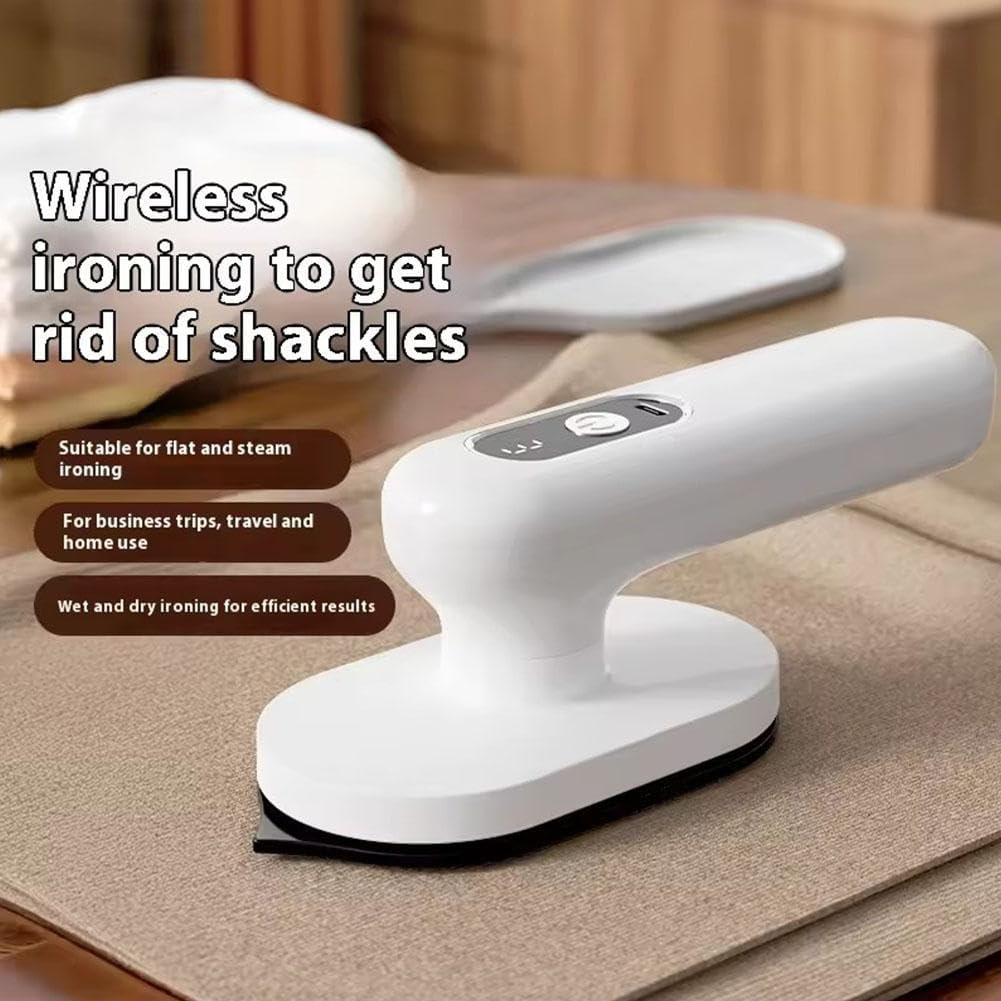 Clothing Steamer 1 Piece White Fast Heating Lightweight Easy to Iron Gentle on Fabrics Suitable for Home Travel Office - Image 2