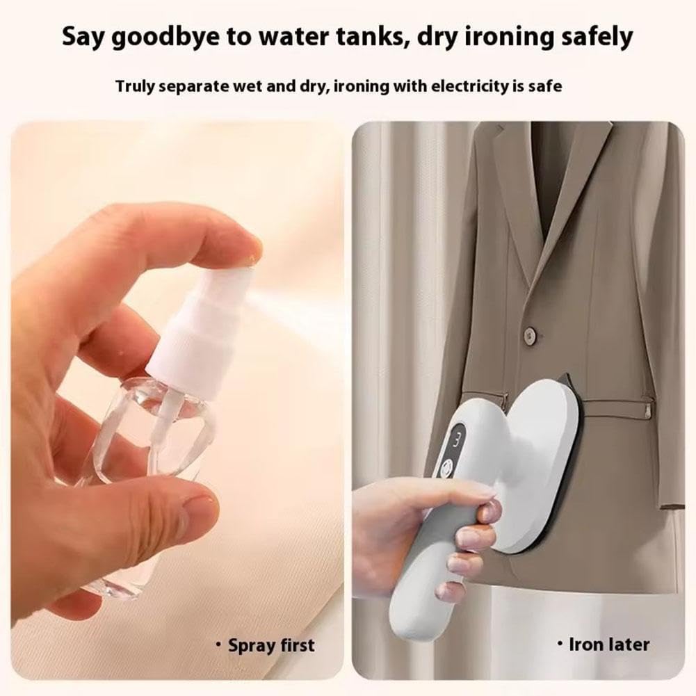 Clothing Steamer 1 Piece White Fast Heating Lightweight Easy to Iron Gentle on Fabrics Suitable for Home Travel Office - Image 3