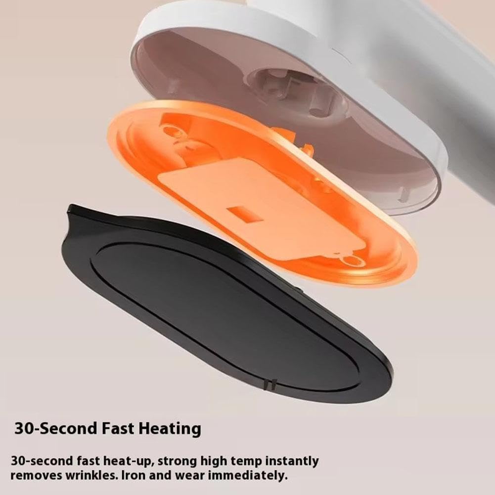 Clothing Steamer 1 Piece White Fast Heating Lightweight Easy to Iron Gentle on Fabrics Suitable for Home Travel Office - Image 4
