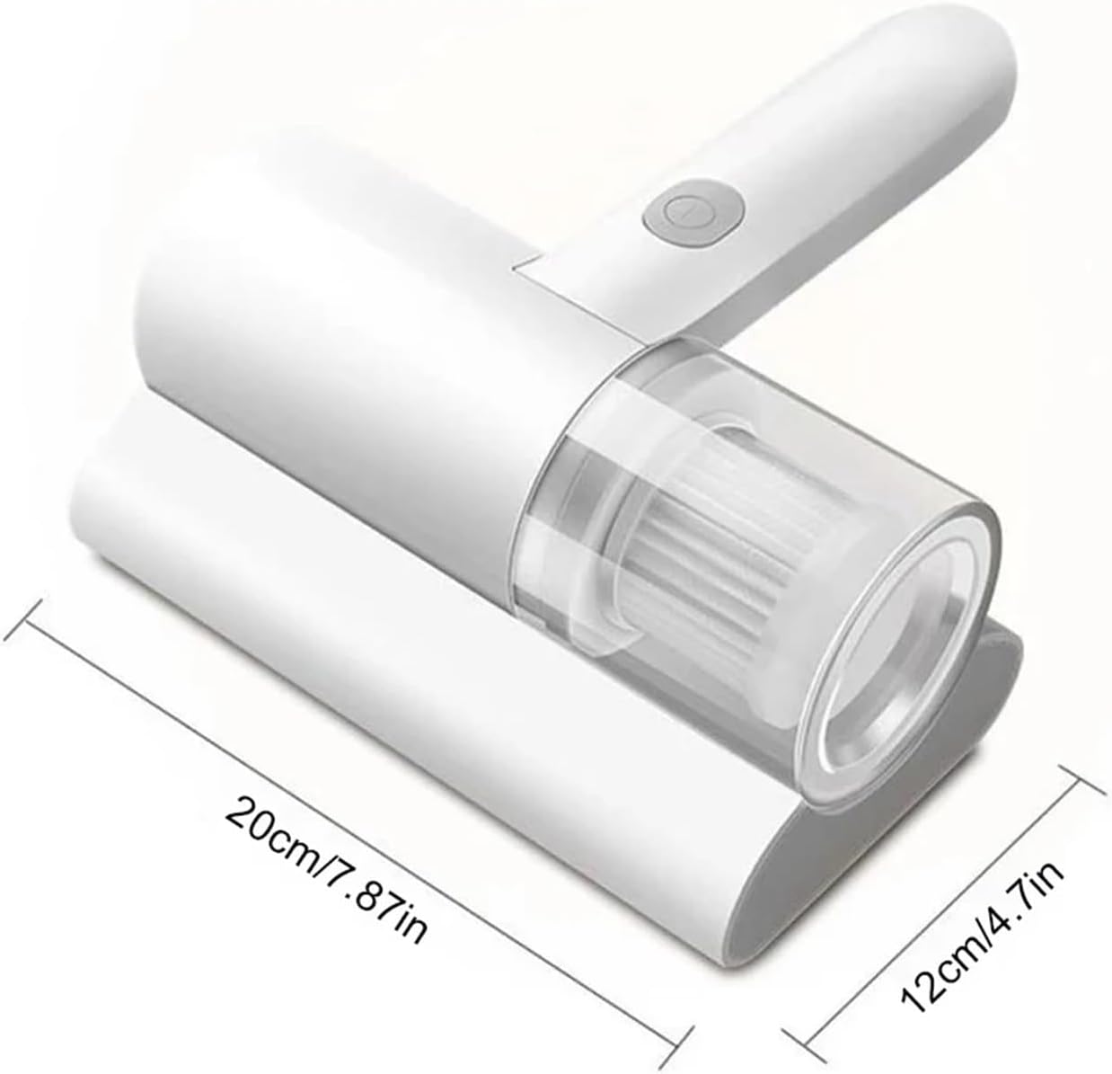 1200mAh Cordless Handheld Vacuum Cleaner White Compact Portable for Mattress Pillow Clothes Sofa Carpet Cleaning - Image 5