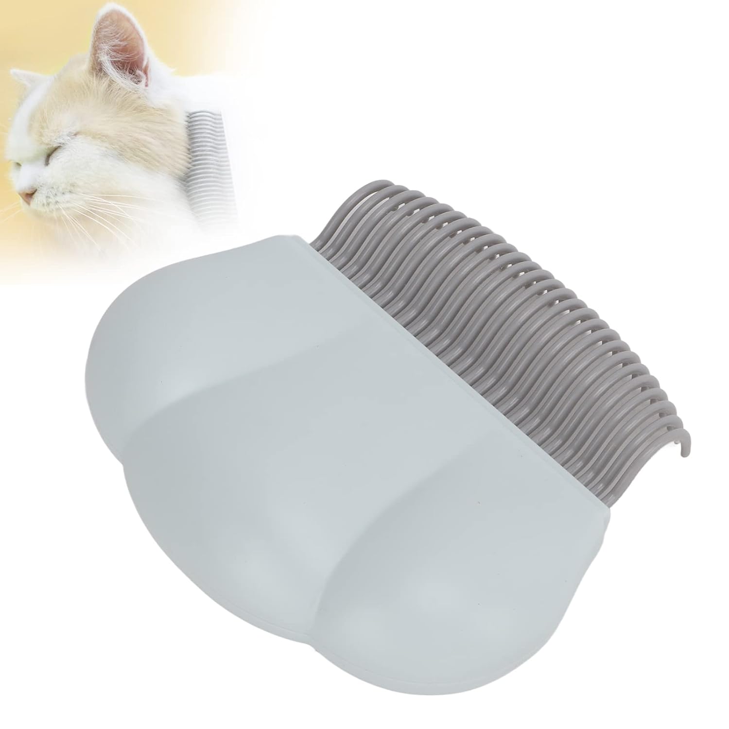 Pet Hair Remover Comb for Dogs and Cats - Blue Anti-Shedding Grooming Tool - Image 3