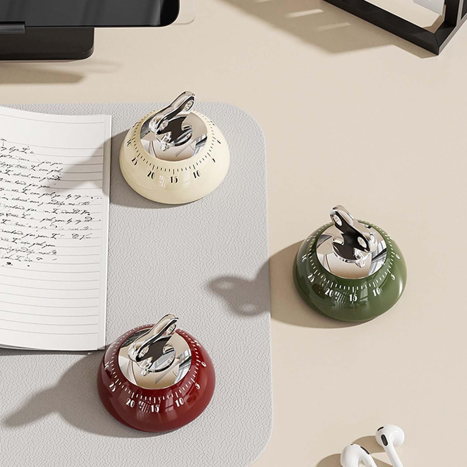Magnetic Digital Kitchen Timer Red Countdown Timer Up to 60 Minutes Ideal for Cooking Office Tasks and Studying - Image 2