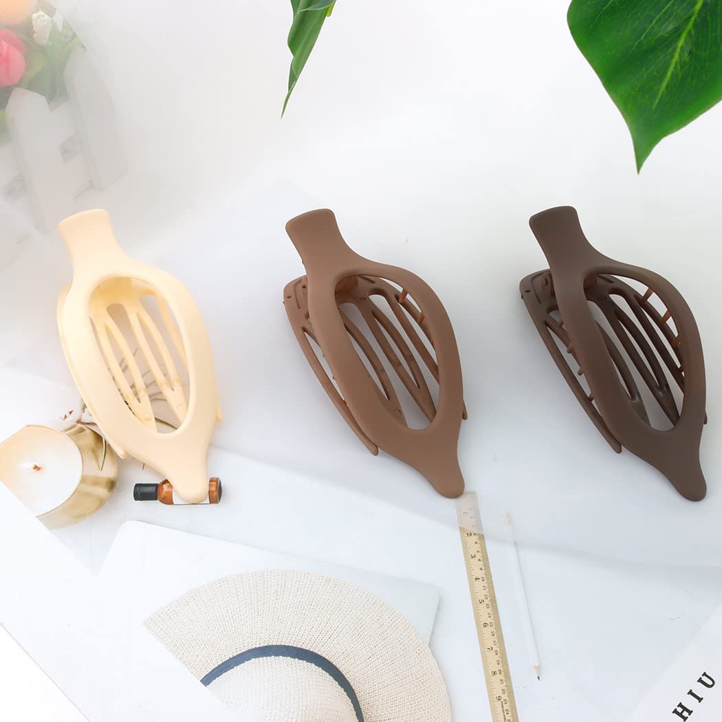 Women's Hair Clips 3 Pack 12cm Non-Slip Hair Clamps Hair Accessories - Image 7