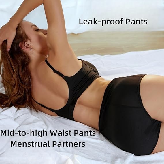 Women's 8-Pack Leakproof Briefs 2XL Multi-Coloured Underwear - Image 6