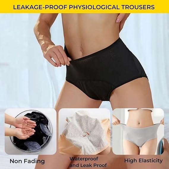 Women's 8 Pack XL Leakproof Briefs Multiple Colours - Image 5