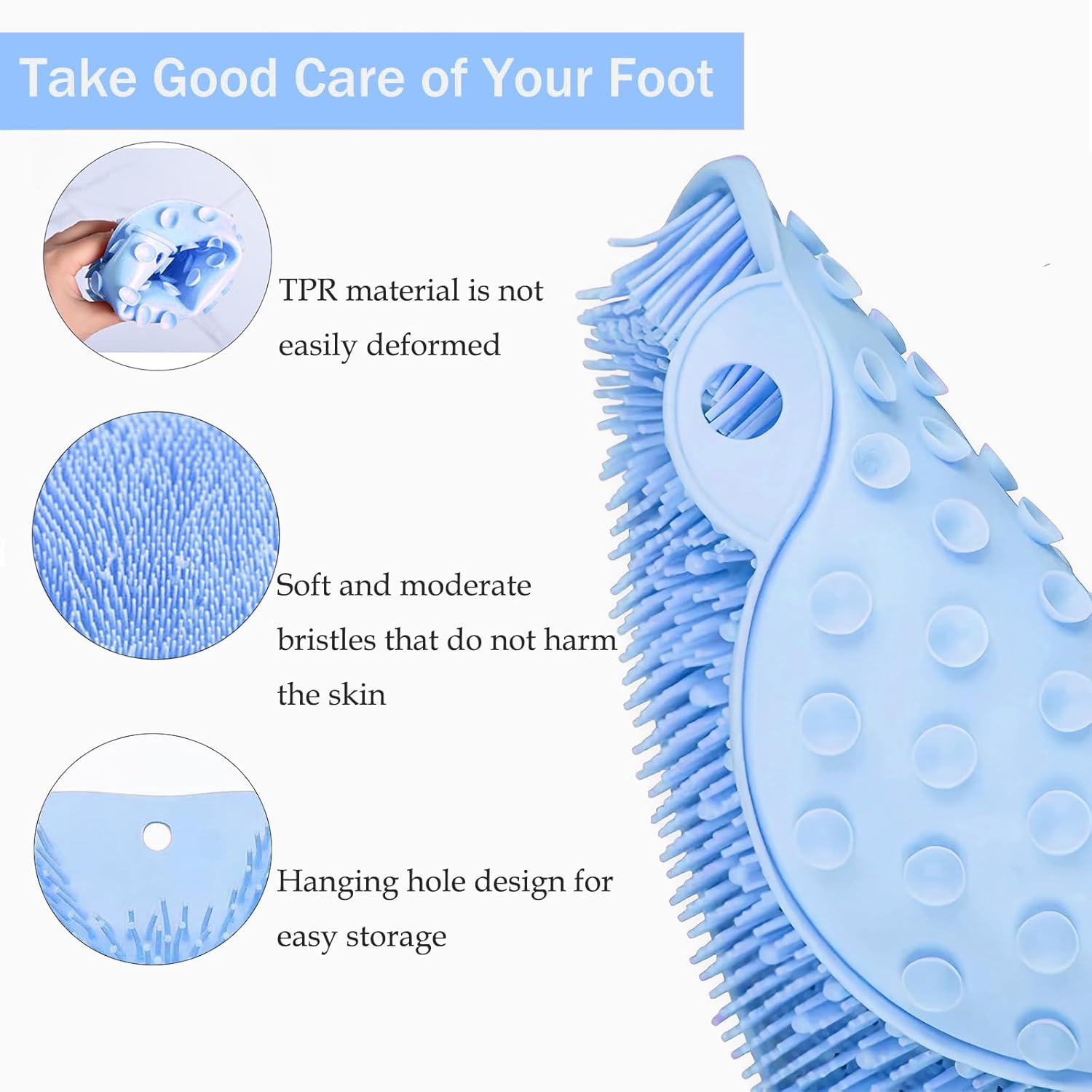 Non-Slip Bath Mat with Suction Cups Multifunctional Shower Mat for Bathroom Safety and Comfort - Image 3
