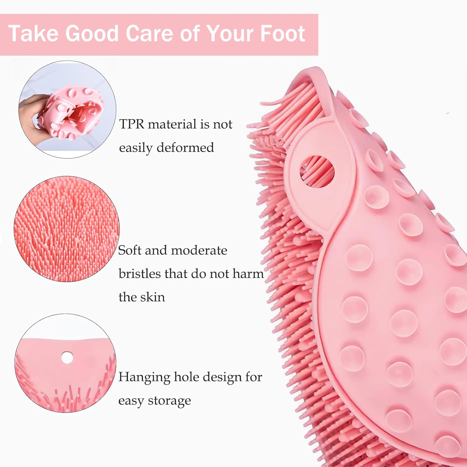 Multifunctional Non-Slip Bath Mat with Suction Cups for Shower and Bathtub - Image 3