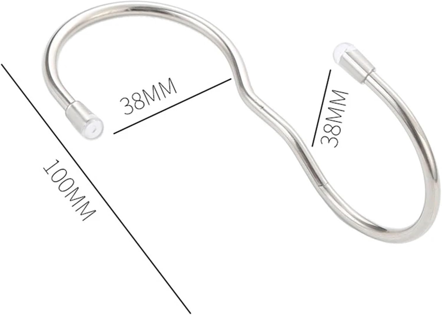 10 Black Stainless Steel Hooks for Kitchen Bathroom Garage - Image 2
