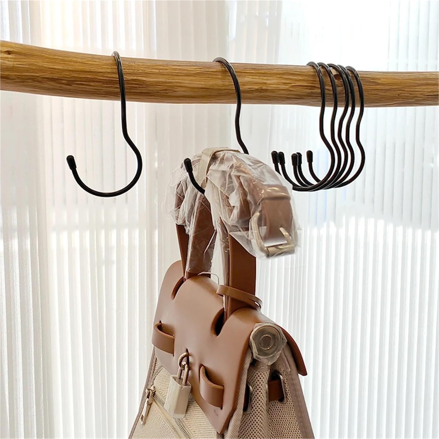10 Black Stainless Steel Hooks for Kitchen Bathroom Garage - Image 6