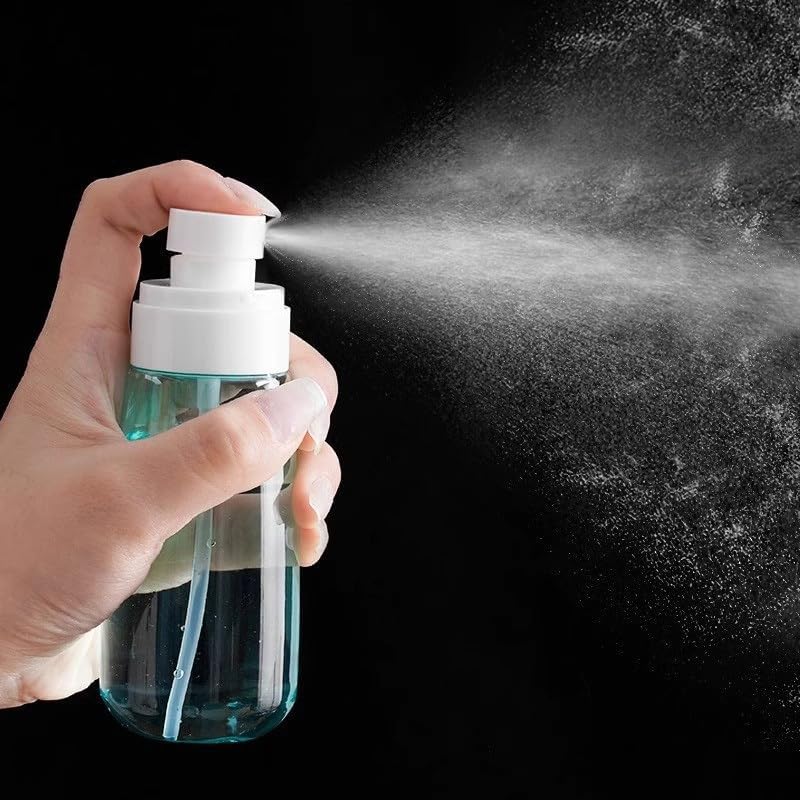 2 Pack 60ml Multifunctional Refillable Spray Bottles for Travel Makeup Plants Cleaning - Image 2
