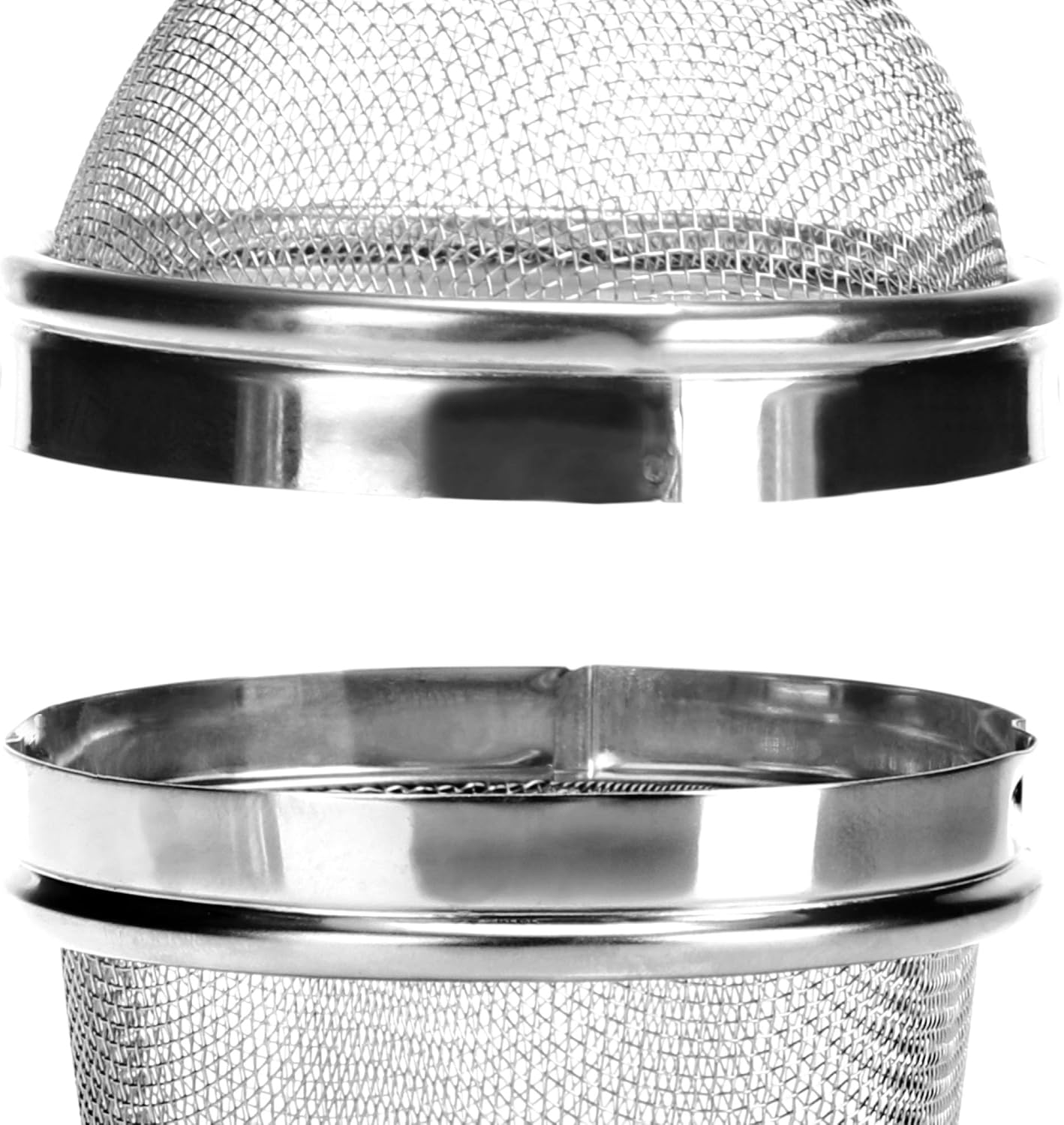 2 Pack Stainless Steel Tea Strainers with Chain 6.5cm Fine Mesh for Loose Tea Herbs Spices - Image 7