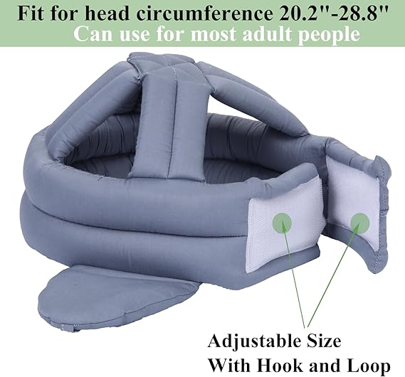 Protective Hat for Elderly - 1 Piece - Army Green - Thickened - Soft - Image 4