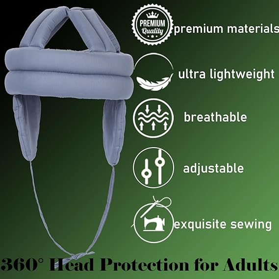 Protective Hat for Elderly - 1 Piece - Army Green - Thickened - Soft - Image 7