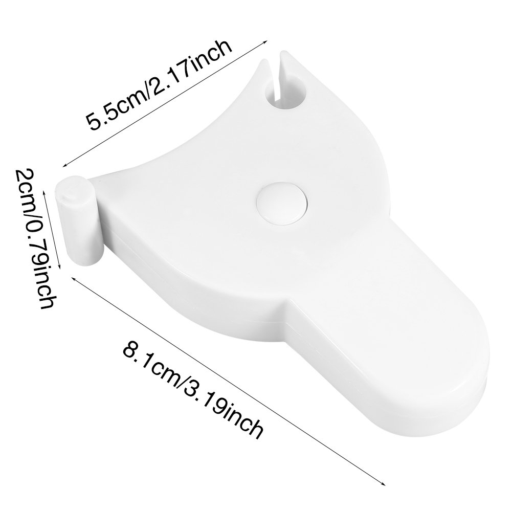 Retractable Measuring Tape Body Measure Sports Tape Measure Set White - Image 6